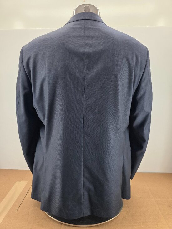 Peter Millar Men's 46R Blue Wool Sport Coat Blazer Jacket Classic Fit - Picture 2 of 16